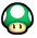 [1-Up Mushroom icon]